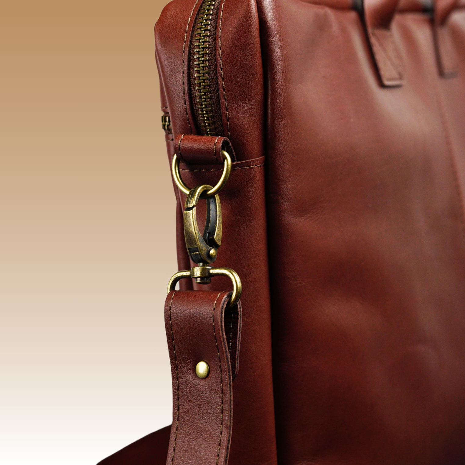 Caballo-Laptoptasche aus Leder