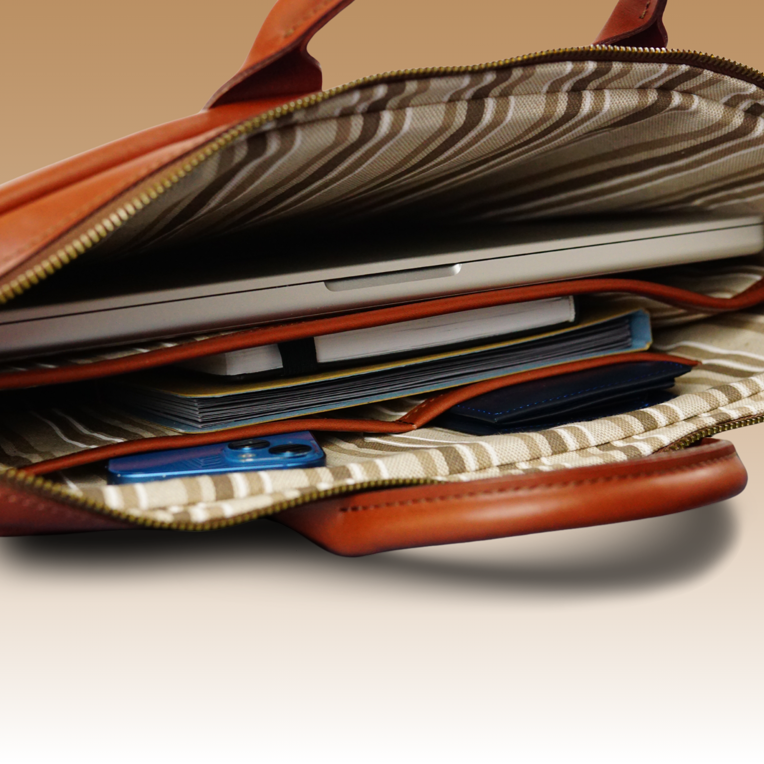 Caballo-Laptoptasche aus Leder