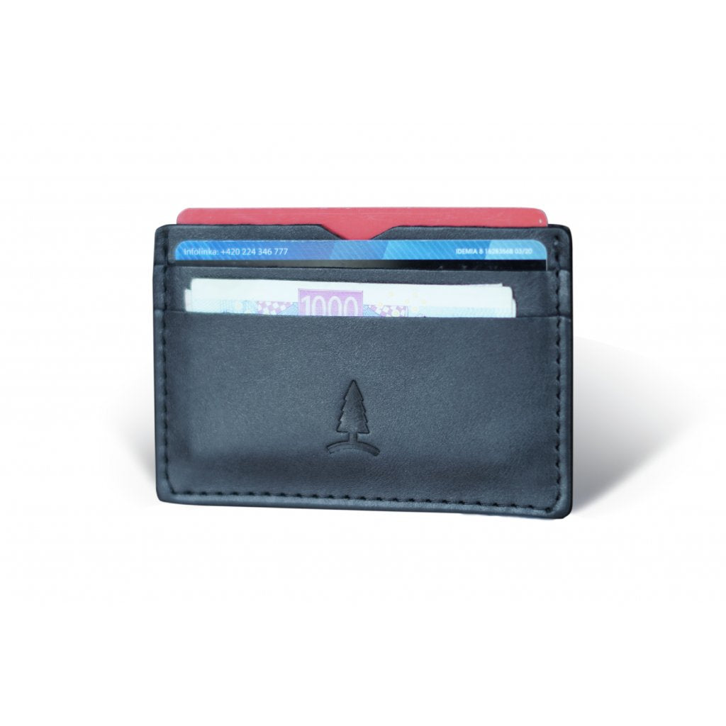 Leather case for cards and banknotes Storm